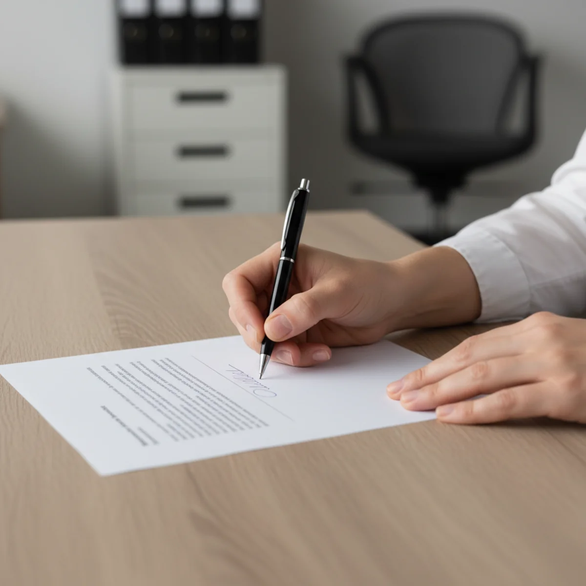 Tenant signing lease agreement with security deposit terms in Illinois