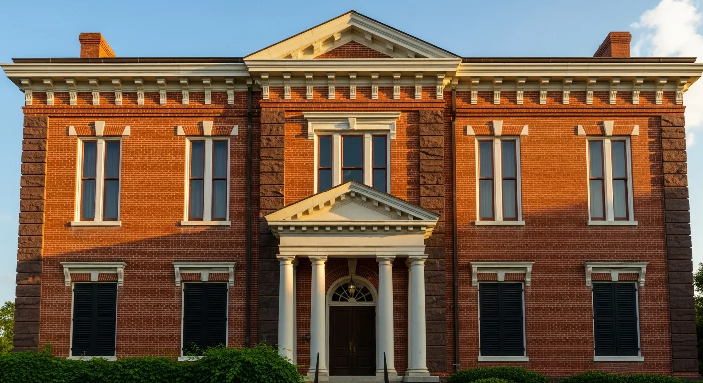 Historic courthouse serving as the divorce filing venue in Walker County, Alabama