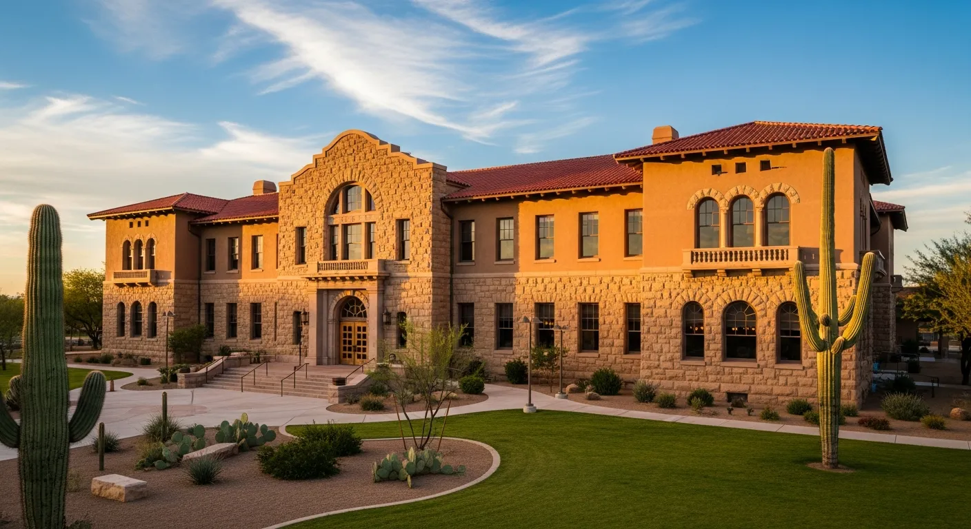County courthouse where divorce filings are processed in Greenlee County, Arizona