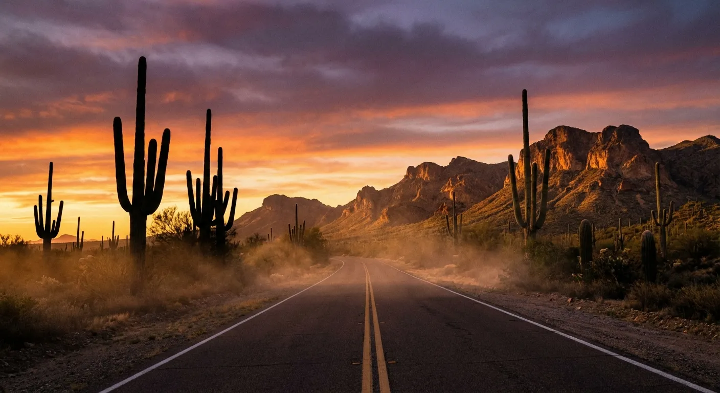 Peaceful scene representing care and protection in La Paz County, Arizona