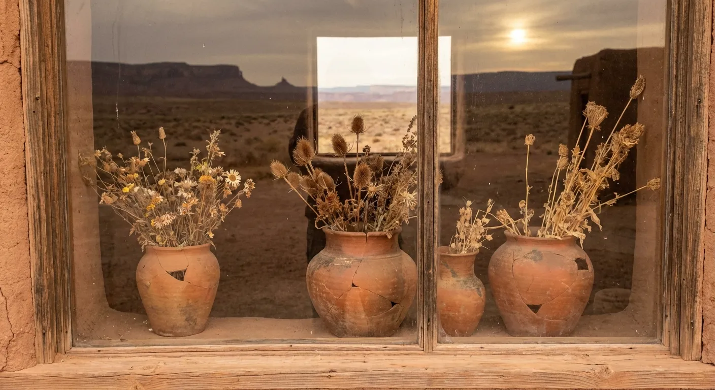 Quiet moment of contemplation and reflection in Apache County, Arizona
