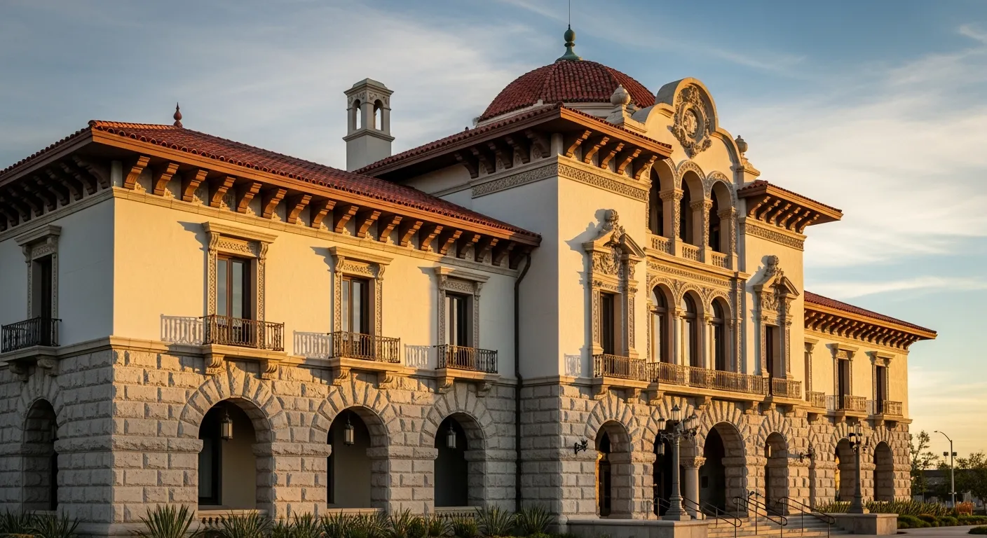 Historic courthouse serving as the divorce filing venue in Kern County, California