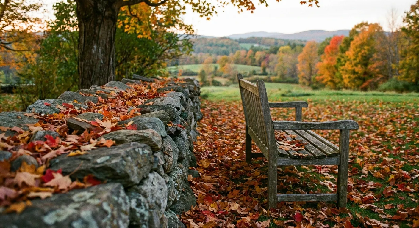 Quiet moment of contemplation and reflection in Litchfield County, Connecticut