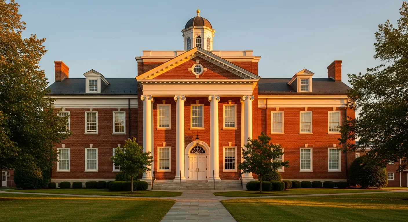 County courthouse where divorce filings are processed in Sussex County, Delaware