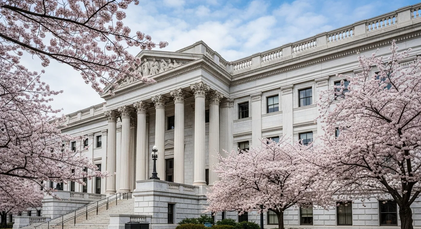 Historic courthouse serving as the divorce filing venue in District of Columbia, District of Columbia