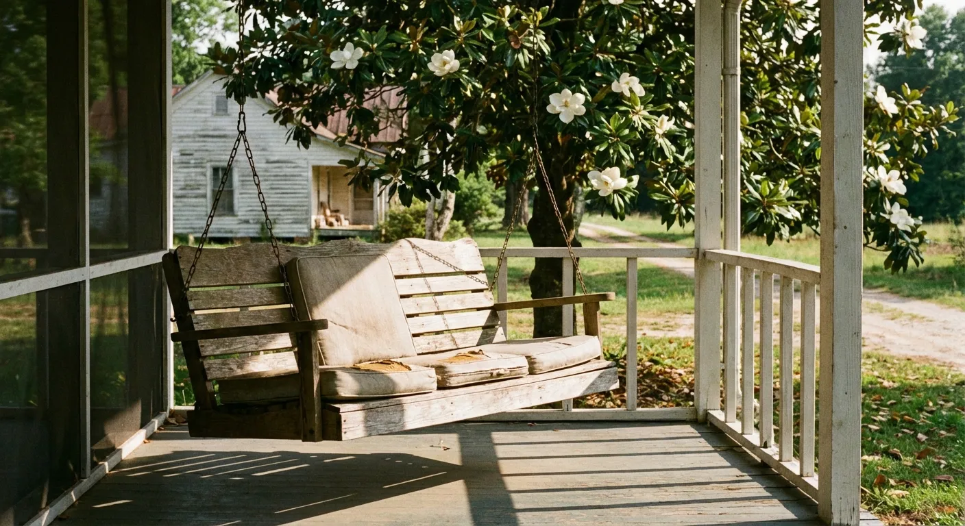 Quiet moment of reflection during estate settlement in Bryan County, Georgia