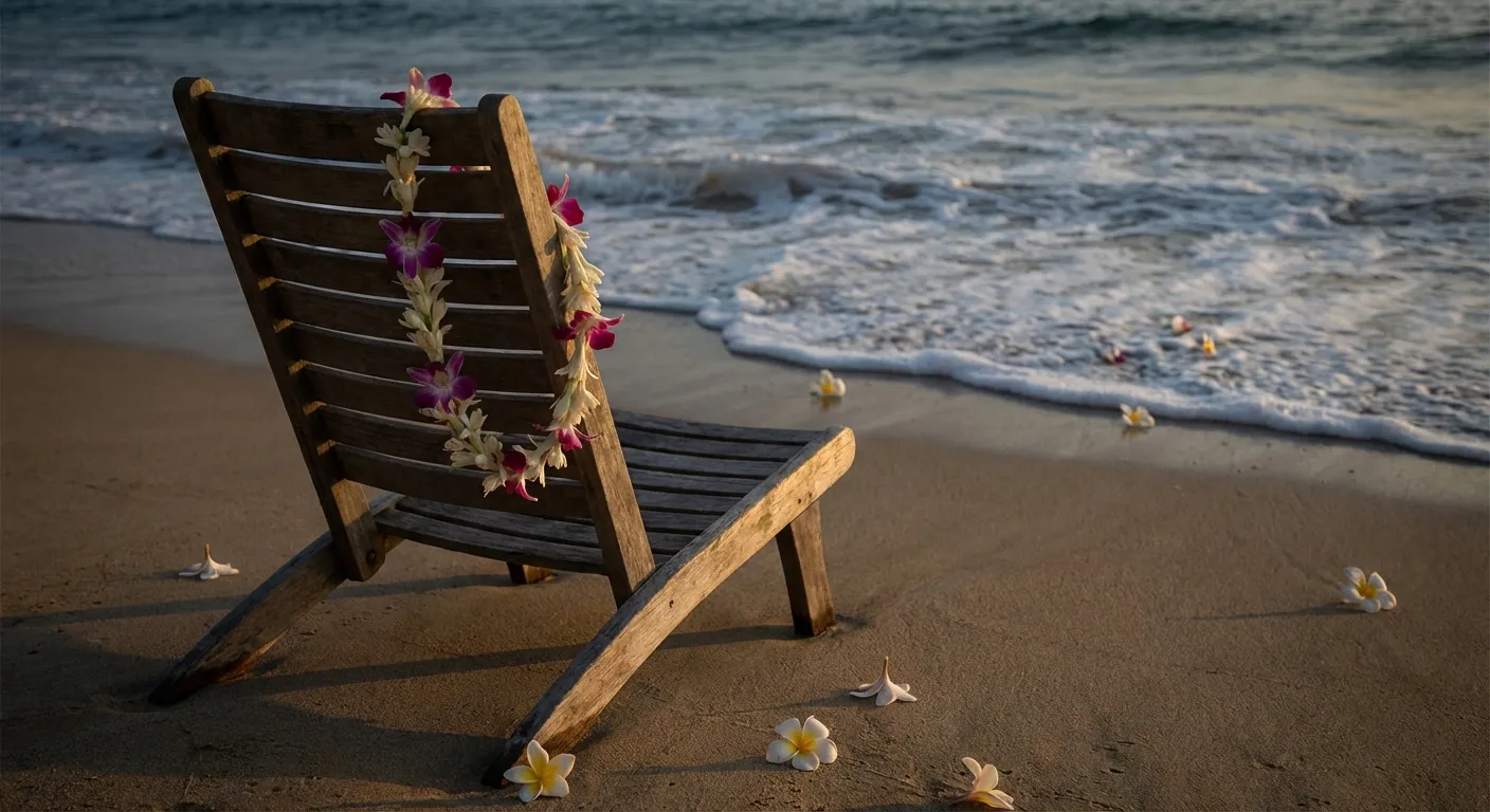 Quiet moment of reflection during estate settlement in Honolulu County, Hawaii