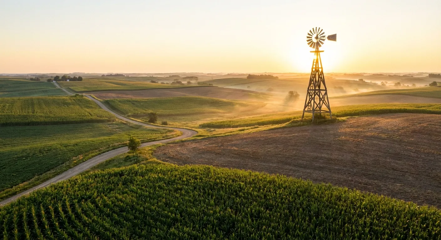 Peaceful scene representing a new chapter ahead in Jackson County, Iowa