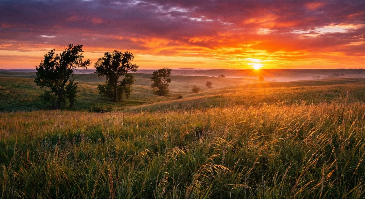 Peaceful scene representing a new chapter ahead in Atchison County, Kansas