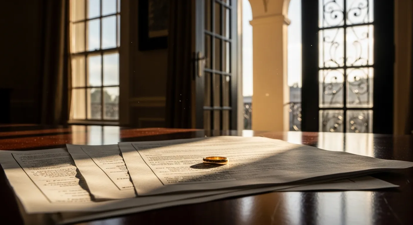 Guardianship petition documents on attorney desk in Iberia Parish, Louisiana