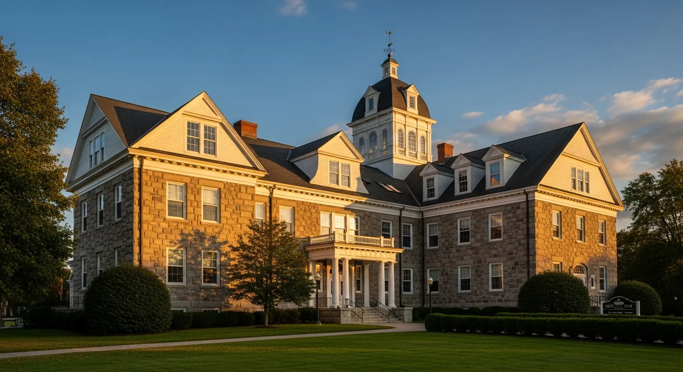 County courthouse where court documents are filed in Waldo County, Maine