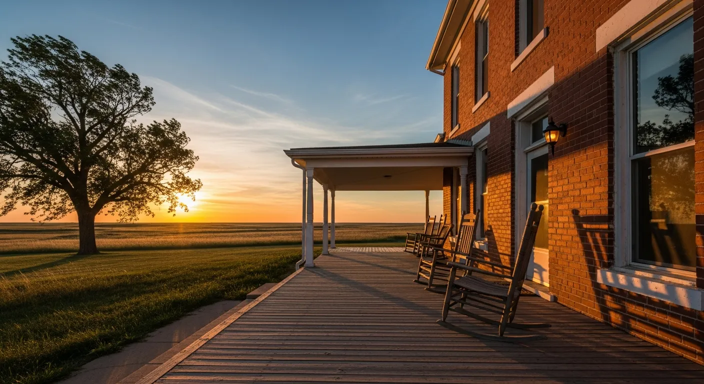 Quiet moment of contemplation and reflection in Wayne County, Nebraska