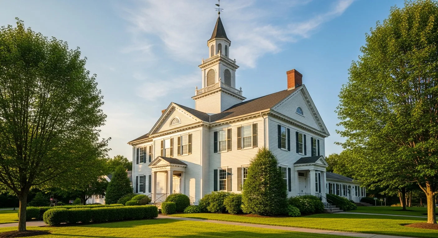 County courthouse where divorce filings are processed in Strafford County, New Hampshire