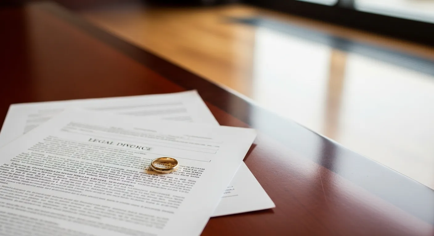 Probate documents and estate paperwork on attorney desk in Brunswick County, North Carolina