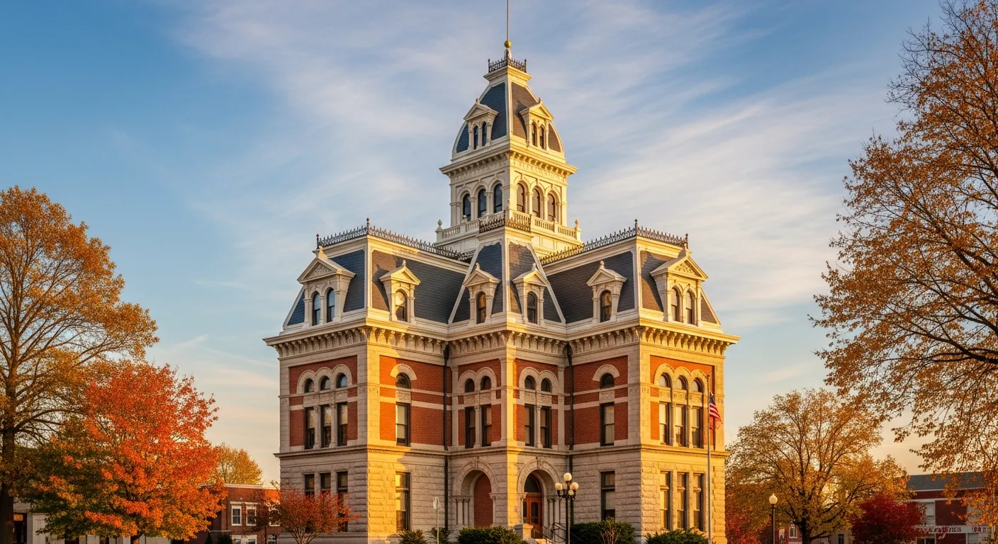 Historic courthouse serving as the probate court venue in Fayette County, Ohio