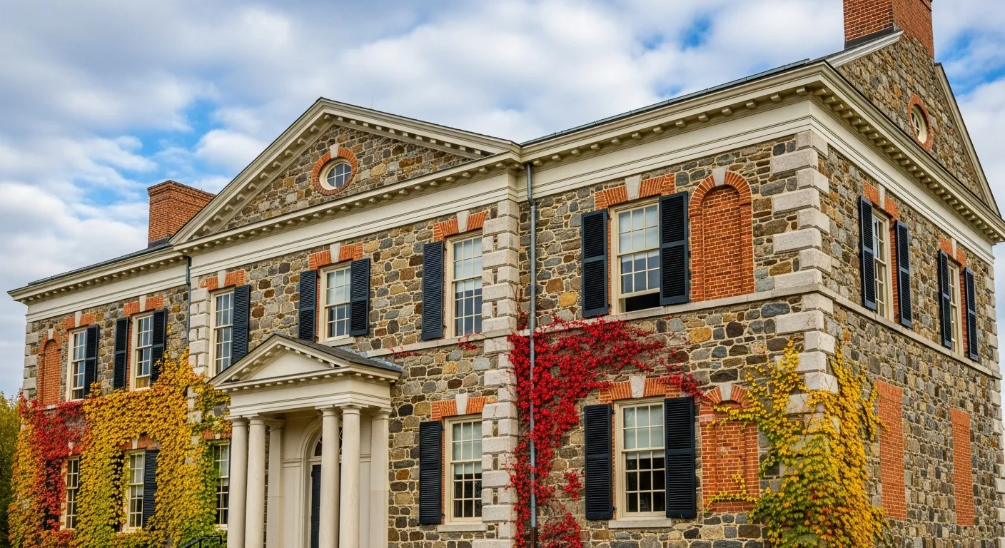 Historic courthouse serving as the divorce filing venue in Wayne County, Pennsylvania