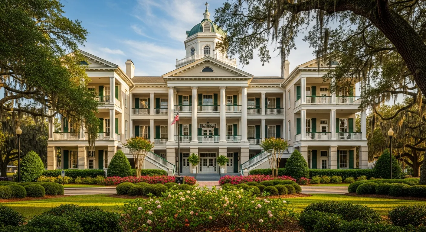 County courthouse where divorce filings are processed in Berkeley County, South Carolina