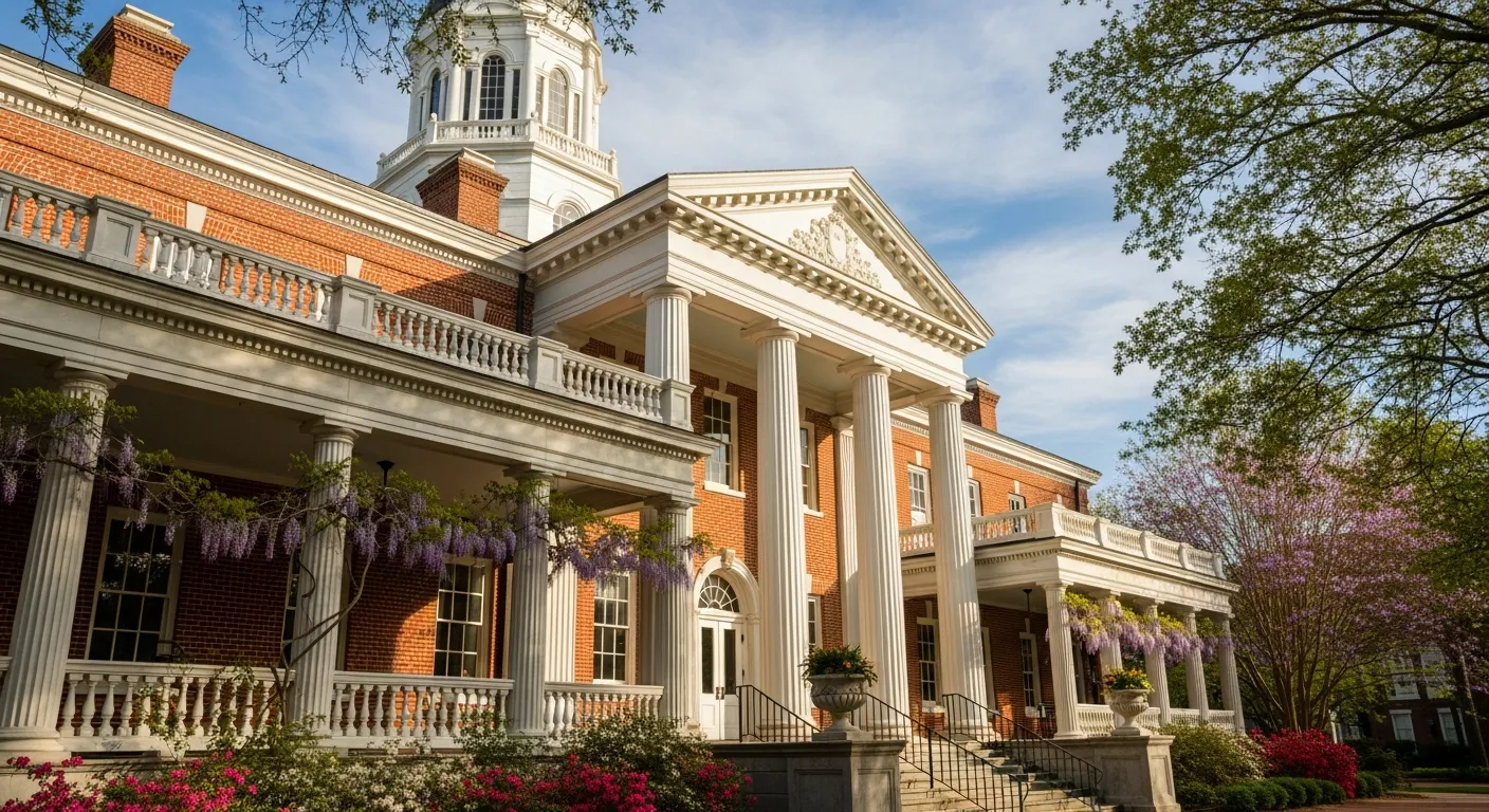 Historic courthouse serving as the divorce filing venue in Horry County, South Carolina