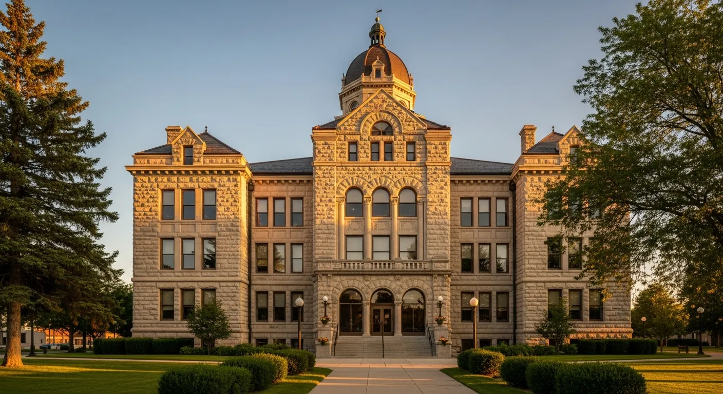 County courthouse where guardianship petitions are filed in Lincoln County, South Dakota