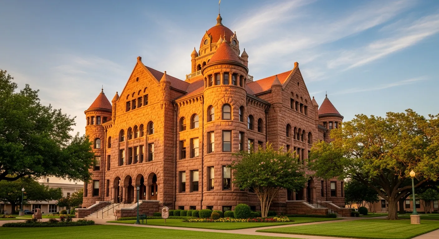 County courthouse where probate cases are administered in Dallas County, Texas