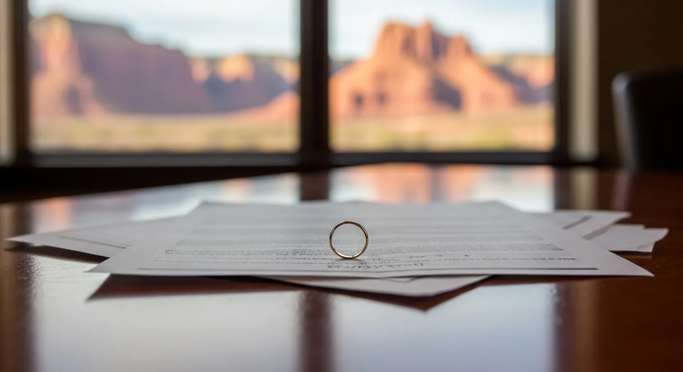 Guardianship petition documents on attorney desk in Box Elder County, Utah