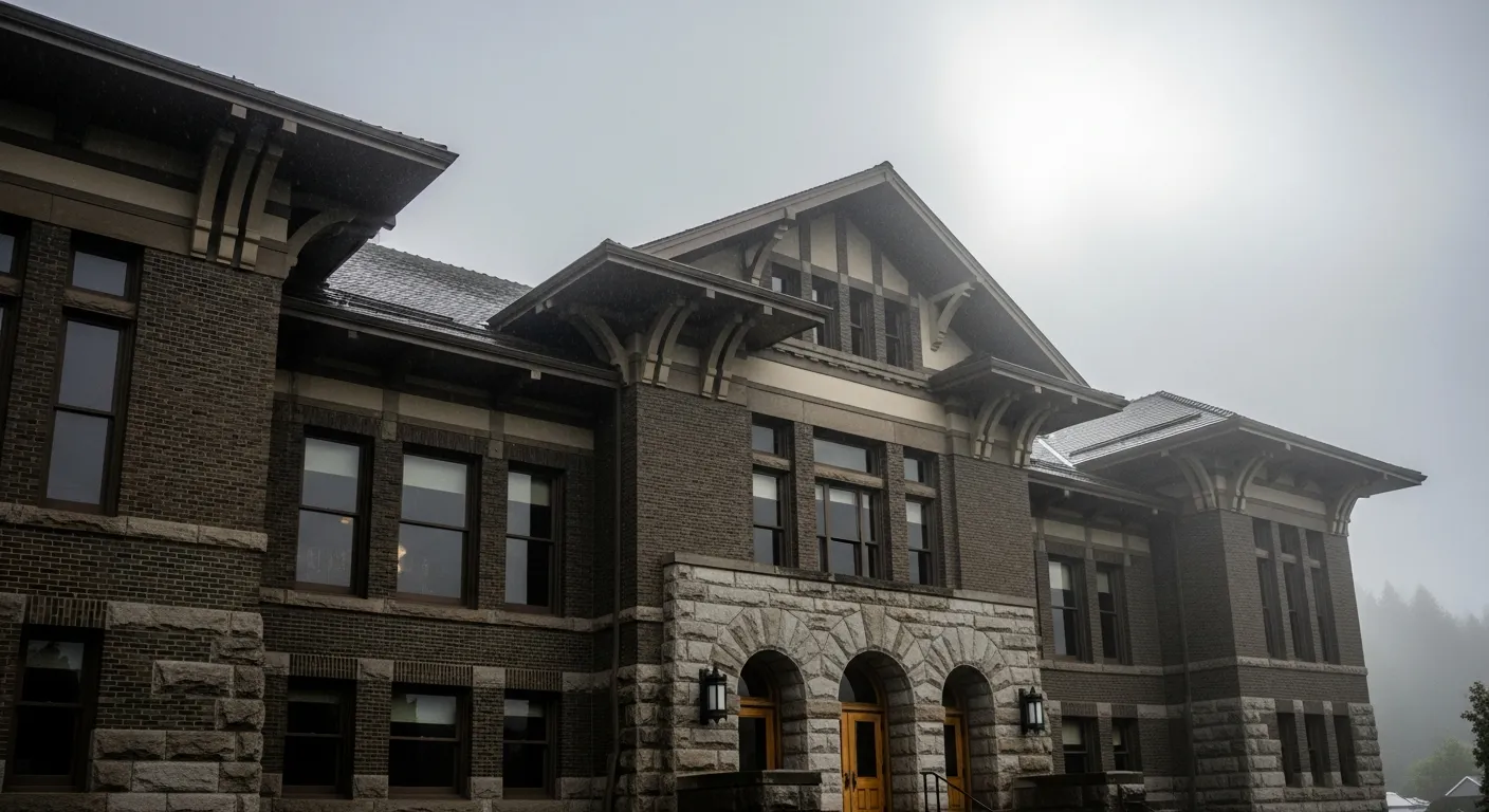 Historic courthouse serving as the divorce filing venue in Asotin County, Washington