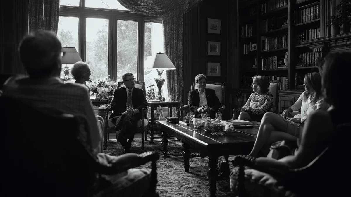 Tennessee probate cost calculator Family gathered in home library reviewing estate documents in Tennessee